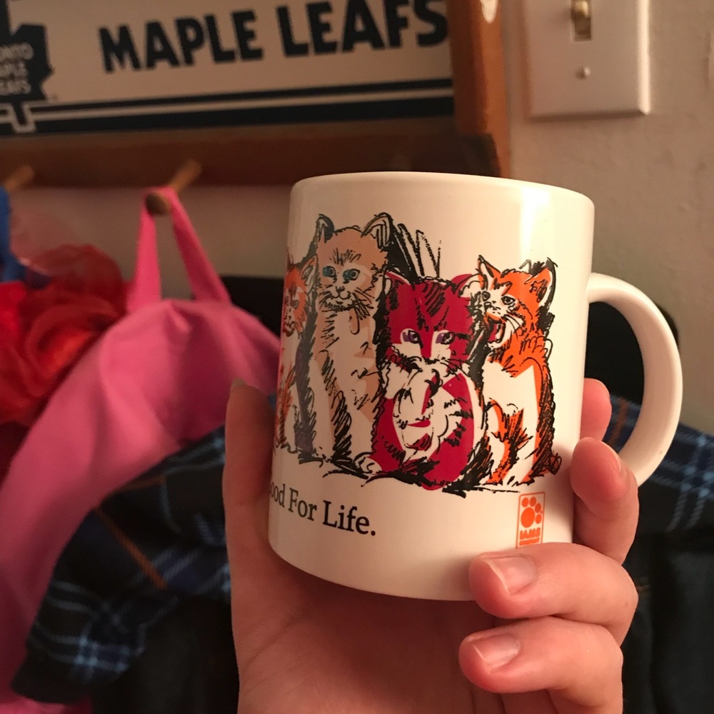 Vintage I A M S cat food mug - Picture 2 of 4